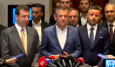 CHP Genel Başkanı Özgür Özel: ‘Bizim ittifakımız Türkiye İttifakı, gelsinler katılsınlar’