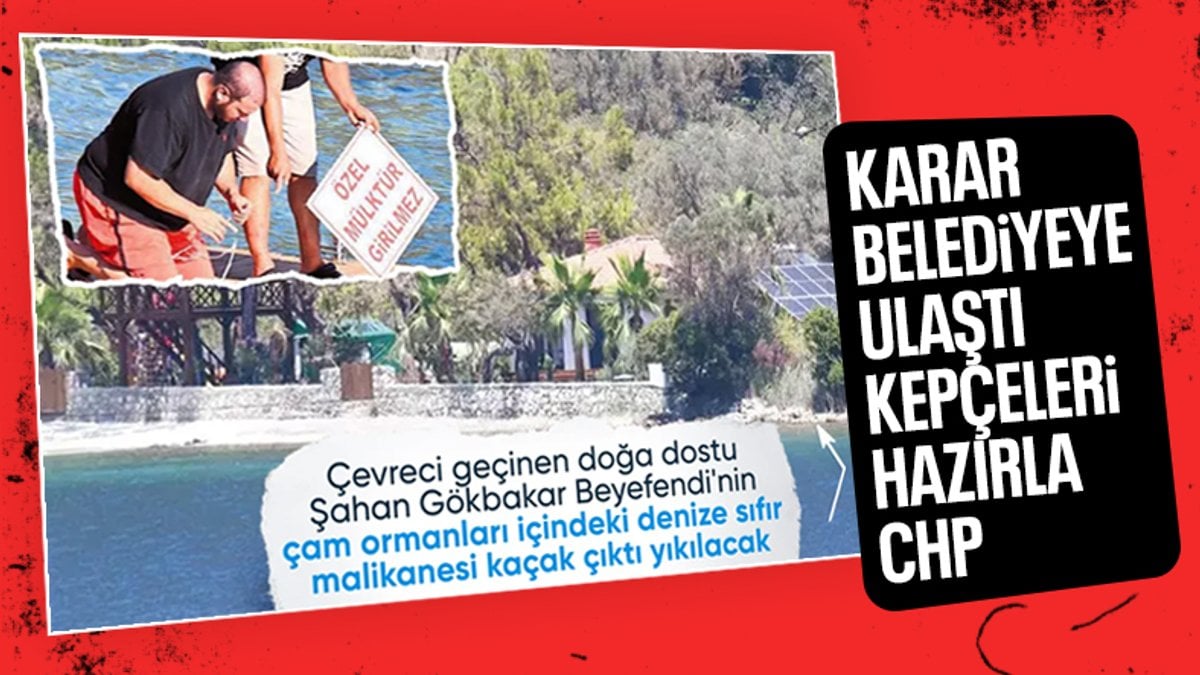 Şahan Gökbakar’ın Marmaris’teki villasının yıkım kararı belediyede