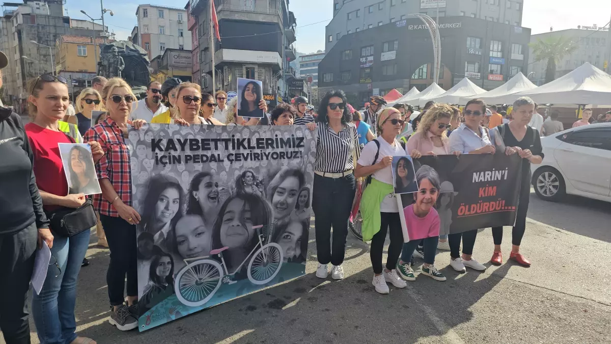 Zonguldak’ta Kadına Yönelik Şiddete Dikkat Çekmek İçin Pedal Çevrildi