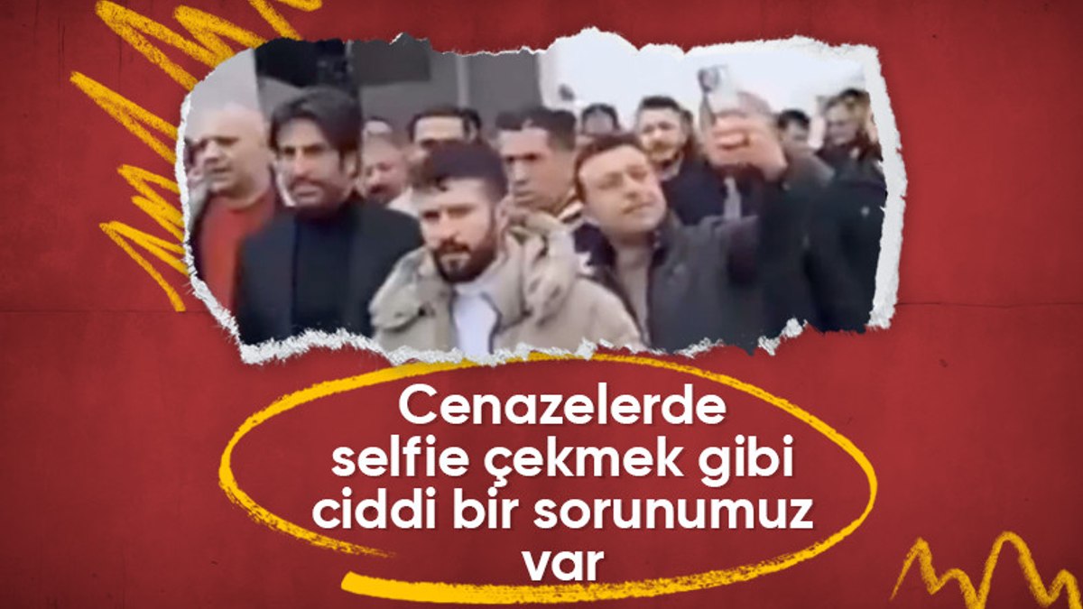 Mahsun Kırmızıgül’ün annesinin cenazesinde “selfie” çılgınlığı