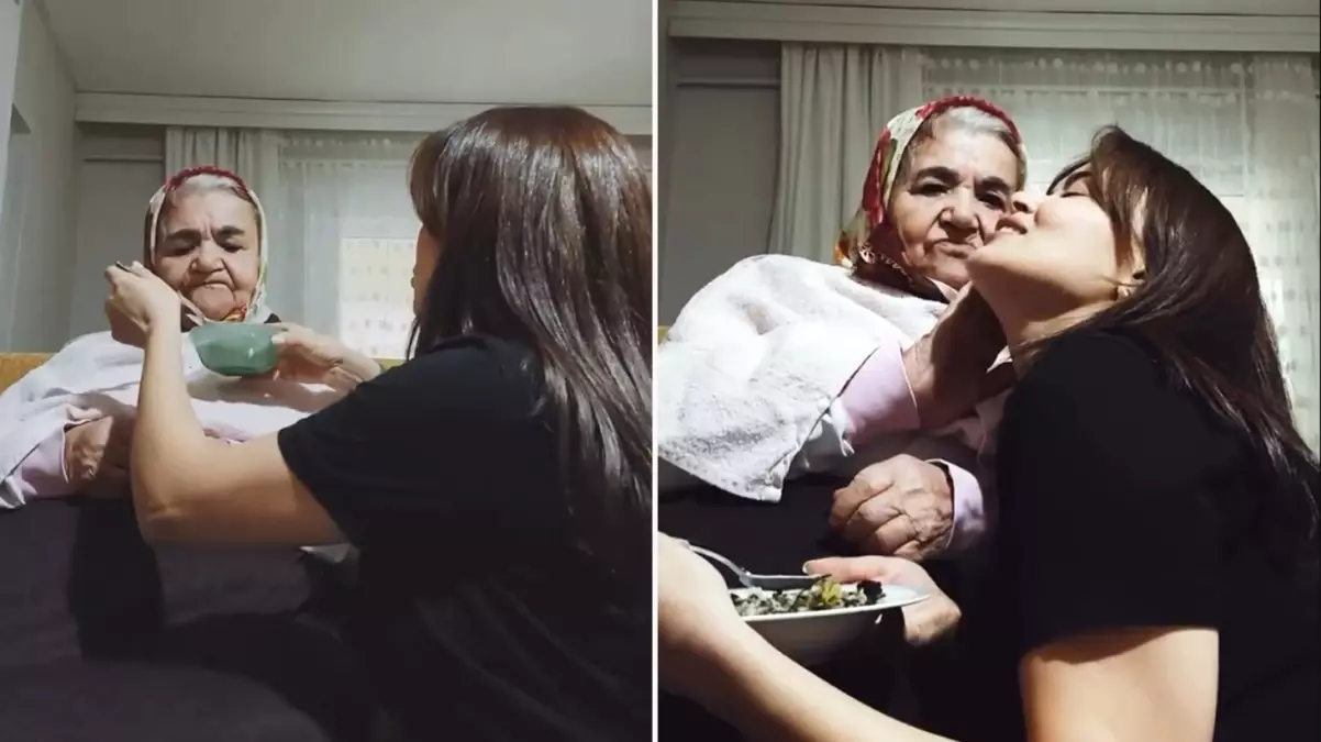 Ünlü oyuncuyu babaannesi yemek yedirirken hatırladı