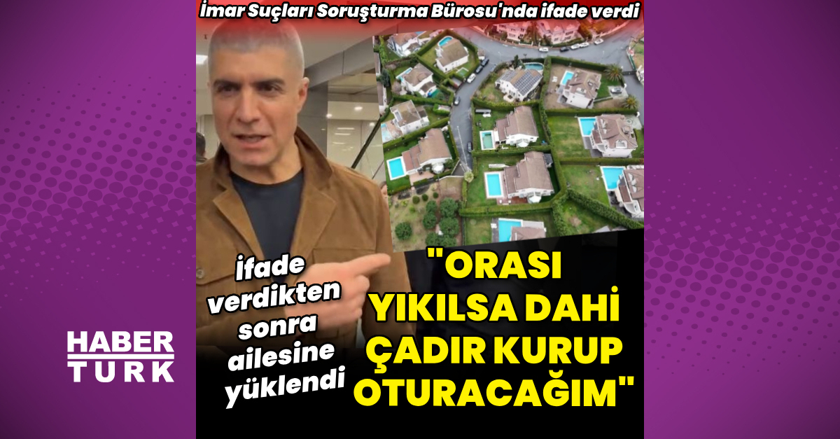 Özcan Deniz, verdiği ifade sonrasında açıklamalarda bulundu